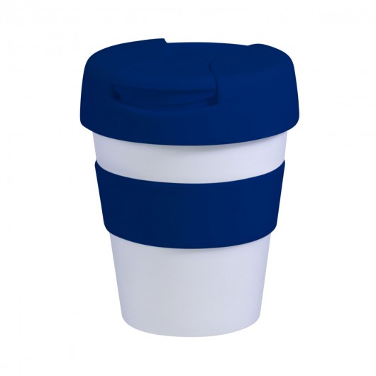 Flip Lid Plastic Karma Cups Navy